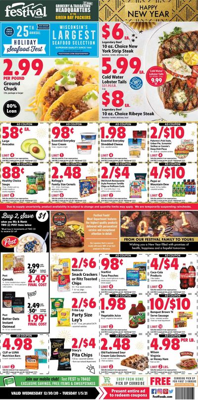 Festival Foods Weekly Ad Flyer December 30 to January 5
