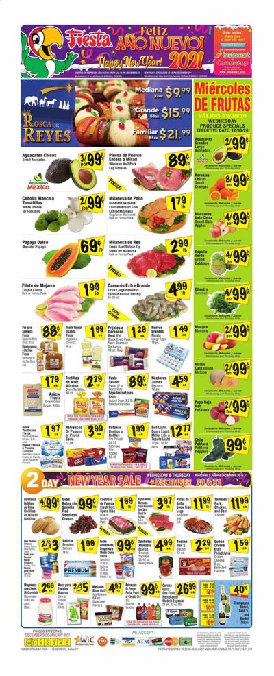 Fiesta Mart (TX) Weekly Ad Flyer December 30 to January 5