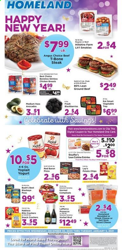 Homeland (OK, TX) Weekly Ad Flyer December 30 to January 5