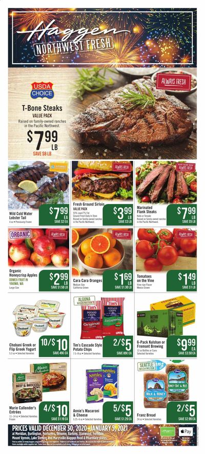 Haggen Weekly Ad Flyer December 30 to January 5