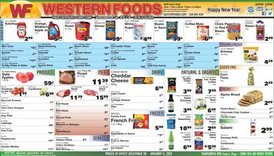 Western Foods Flyer December 30 to January 5