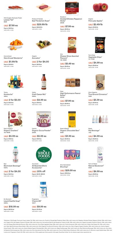 Whole Foods Market (ON) Flyer December 30 to January 5