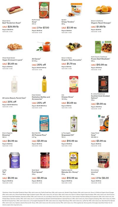 Whole Foods Market (West) Flyer December 30 to January 5