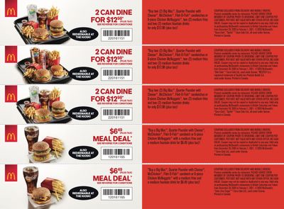 McDonald's Canada Coupons (BC) Valid until February 1