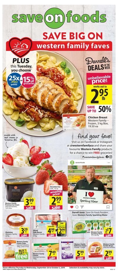 Save on Foods (AB) Flyer September 26 to October 2