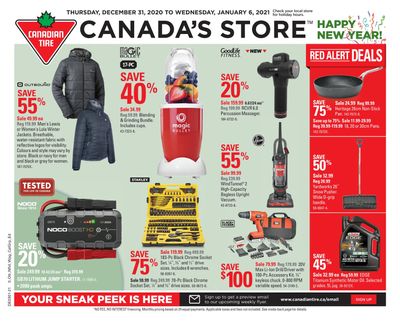 Canadian Tire (Atlantic) Flyer December 31 to January 6