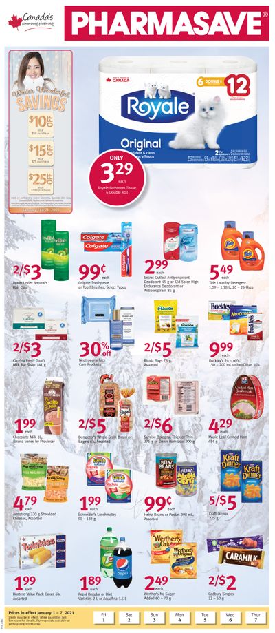Pharmasave (Atlantic) Flyer January 1 to 7