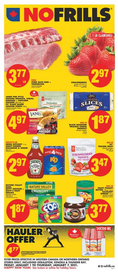 No Frills (West) Flyer January 1 to 7