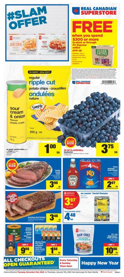 Real Canadian Superstore (West) Flyer December 31 to January 7