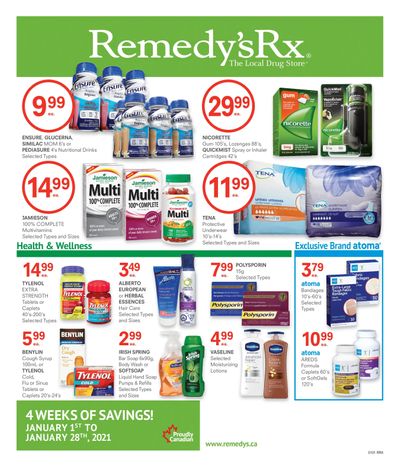 Remedy's RX Flyer January 1 to 28