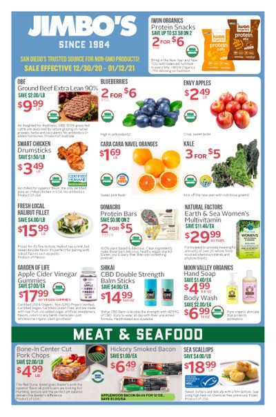 Jimbo's New Year Weekly Ad Flyer December 30, 2020 to January 12, 2021