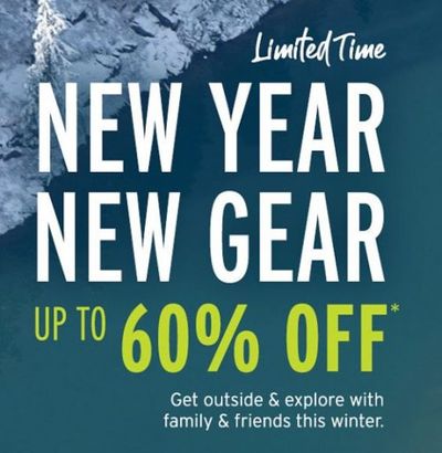Eddie Bauer Canada New Year Sale: Save Up to 60% OFF Many Items + Extra 40% OFF Clearance