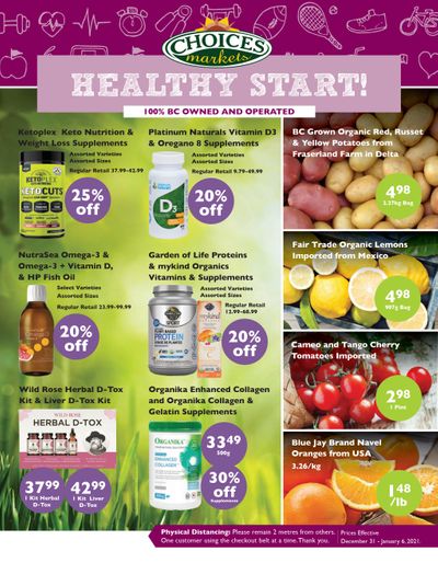 Choices Market Flyer December 31 to January 6