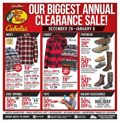 Bass Pro Shops Weekly Ad Flyer December 26 to January 6