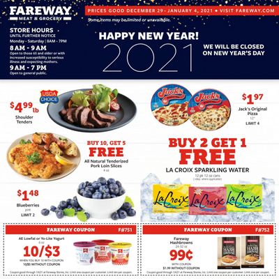 Fareway (IA, IL, MN, MO, NE, SD) Weekly Ad Flyer December 29 to January 4