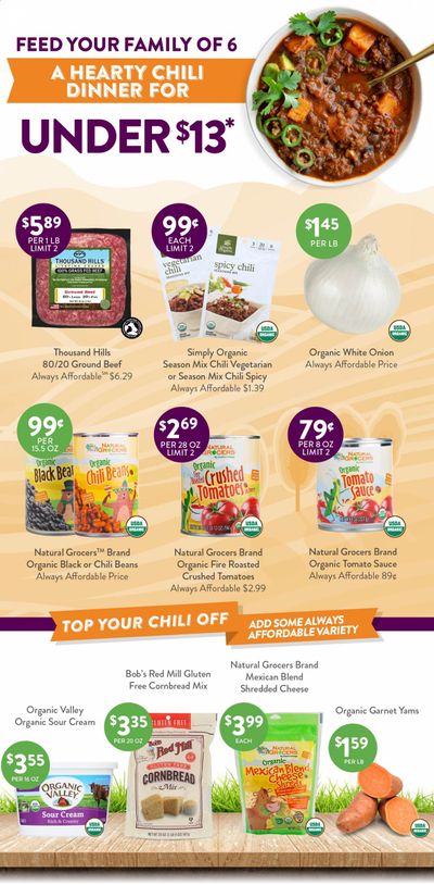 Natural Grocers Weekly Ad Flyer December 31 to March 31