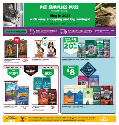 Pet Supplies Plus Weekly Ad Flyer December 31 to January 27