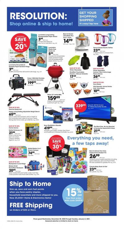 Dillons (KS) Weekly Ad Flyer December 30 to January 5