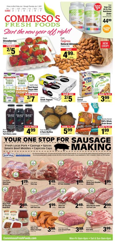 Commisso's Fresh Foods Flyer January 2 to 7
