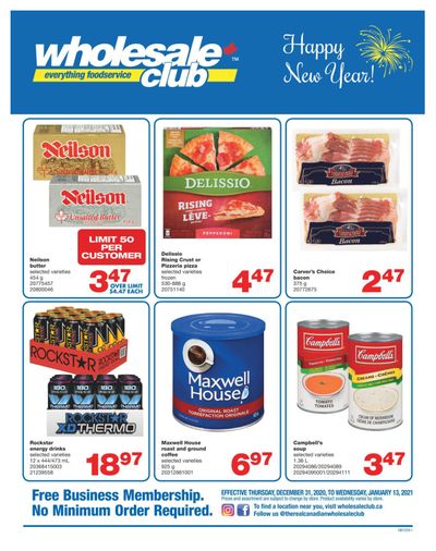 Wholesale Club (ON) Flyer December 31 to January 13