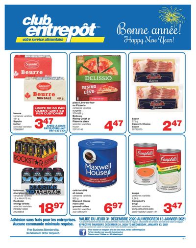 Wholesale Club (QC) Flyer December 31 to January 6