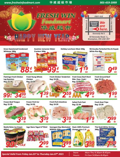 Seasons Food Mart (Brampton) Flyer January 1 to 7