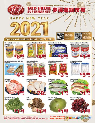 Top Food Supermarket Flyer January 1 to 7