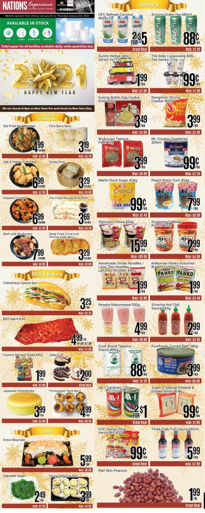 Nations Fresh Foods (Toronto) Flyer January 1 to 7