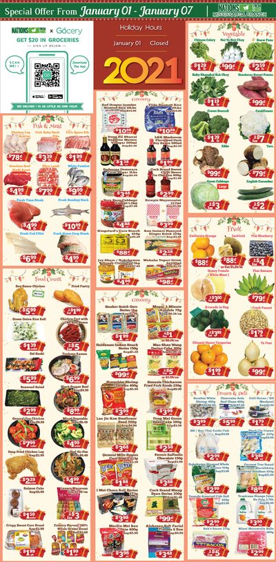Nations Fresh Foods (Mississauga) Flyer January 1 to 7