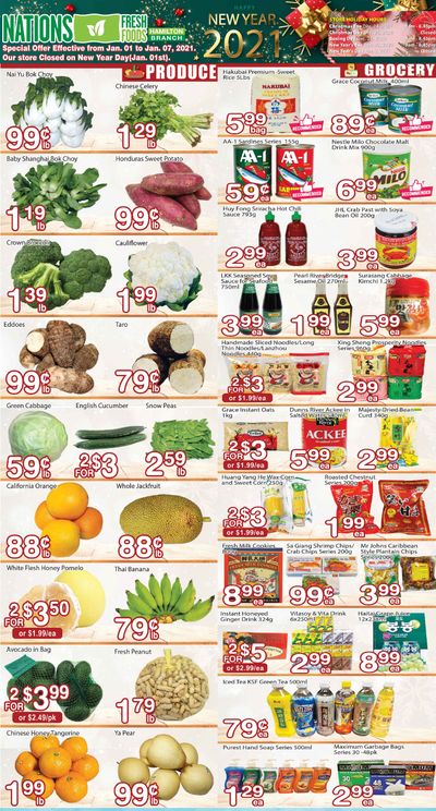 Nations Fresh Foods (Hamilton) Flyer January 1 to 7