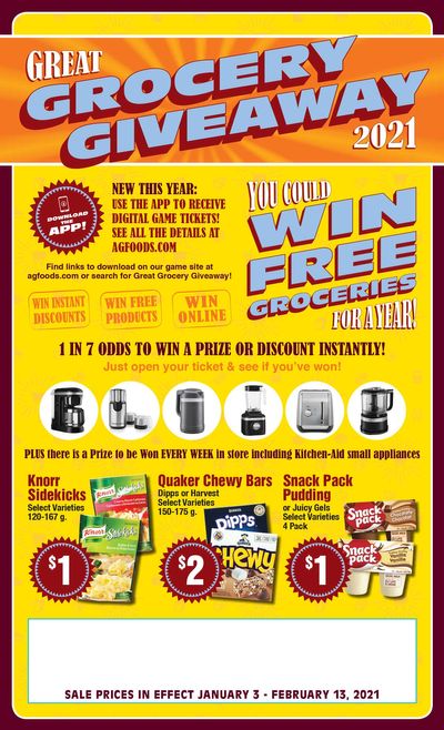 AG Foods Monthly Flyer January 3 to February 13