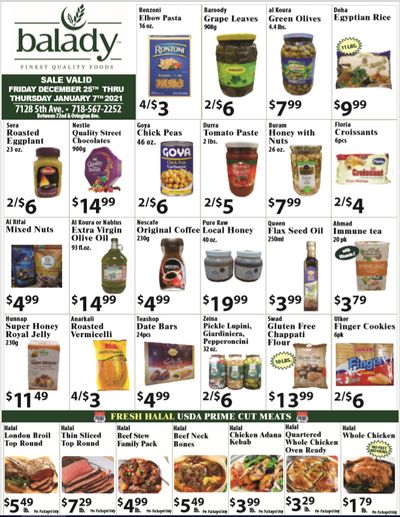 Balady New Year Weekly Ad Flyer December 25, 2020 to January 7, 2021