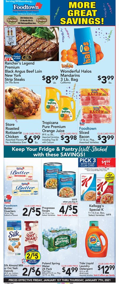 Brooklyn Harvest Market New Year Weekly Ad Flyer January 1 to January 7, 2021