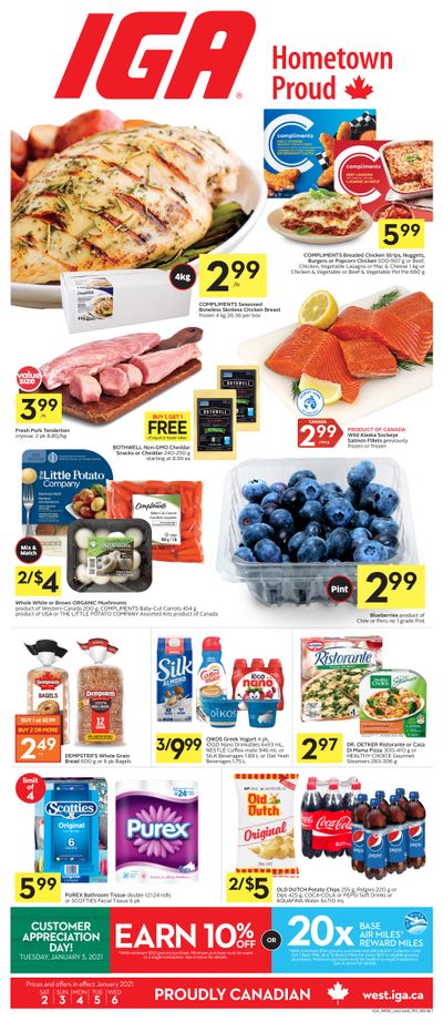 IGA (BC) Flyer January 2 to 6
