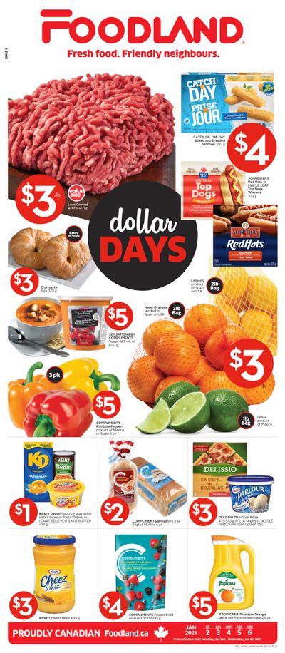 Foodland (ON) Flyer January 2 to 6