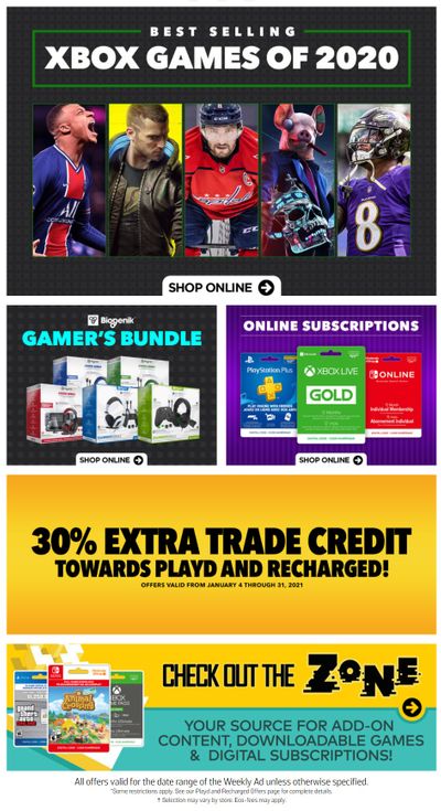 EB Games Flyer January 1 to 7