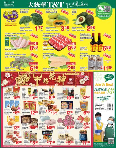 T&T Supermarket (AB) Flyer January 1 to 7