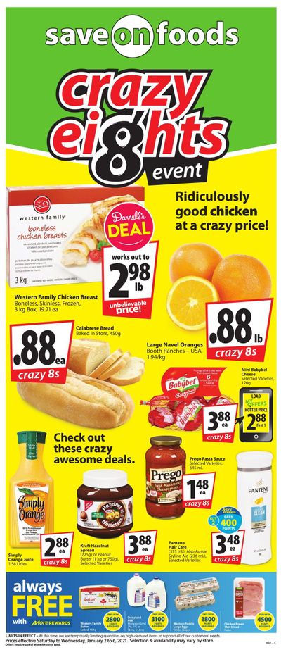 Save on Foods (SK) Flyer January 2 to 6