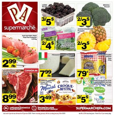 Supermarche PA Flyer January 4 to 10