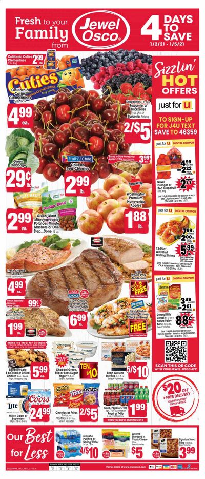 Jewel Osco (IA) Weekly Ad Flyer January 2 to January 5
