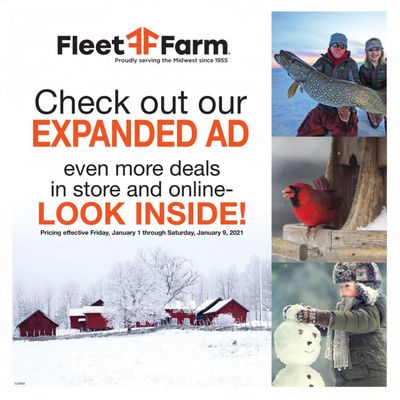 Fleet Farm Weekly Ad Flyer January 1 to January 9