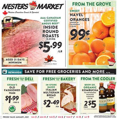 Nesters Market Flyer January 3 to 9