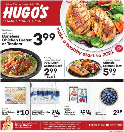 Hugo's Family Marketplace Weekly Ad Flyer January 2 to January 8, 2021
