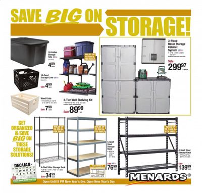Menards Weekly Ad Flyer December 29 to January 10