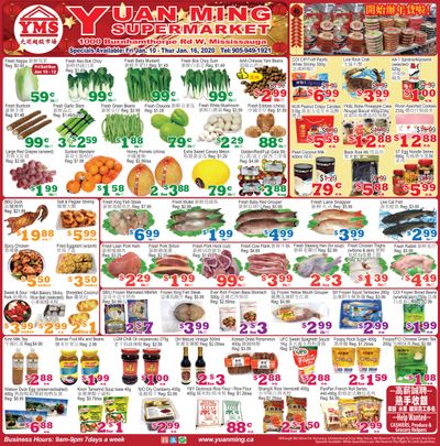Yuan Ming Supermarket Flyer January 10 to 16