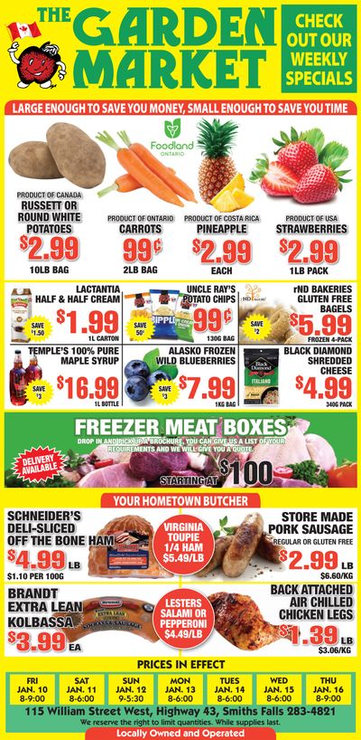 The Garden Market Flyer January 10 to 16