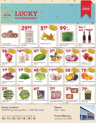 Lucky Supermarket (Surrey) Flyer January 10 to 16