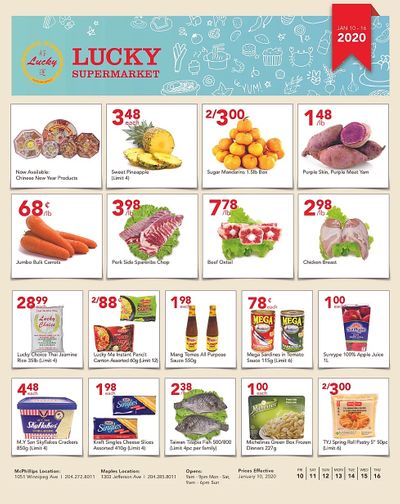 Lucky Supermarket (Winnipeg) Flyer January 10 to 16