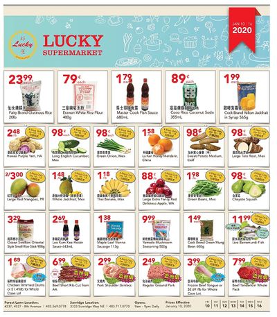 Lucky Supermarket (Calgary) Flyer January 10 to 16