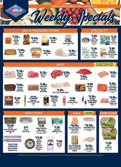 7 Mile Market Weekly Ad Flyer January 3 to January 8, 2021